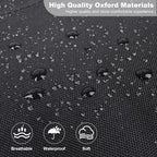 Flying Banner AquaShield Front car seat Covers Set Waterproof Water Resistant arm Rest Compatible Shoulder Seatbelt Compatibl
