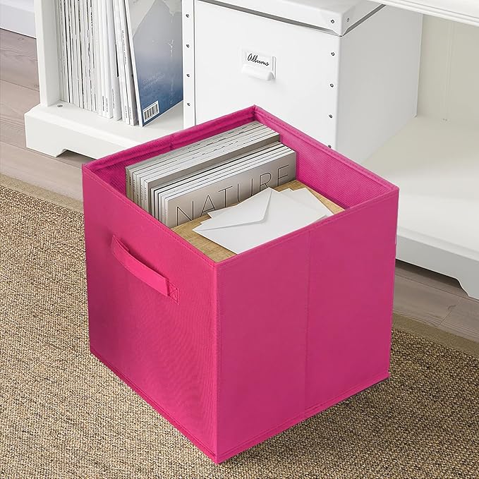 ShellKingdom Storage Bins, Foldable Fabric Storage Cubes And Cloth Storage Organizer Drawer For Closet And Toys Storage, 13 X