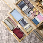 Kootek 16 Pack Drawer Organizer Clothes, Dresser Drawer Organizers for Clothing Fabric Foldable Closet Organizers and Storage