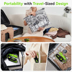 Vacuum Bags for Travel with USB & TYPE C Pump, Vacuum Seal Travel Bags, 15 Pack Carry-On Vacuum Storage Bags for Luggage & Su