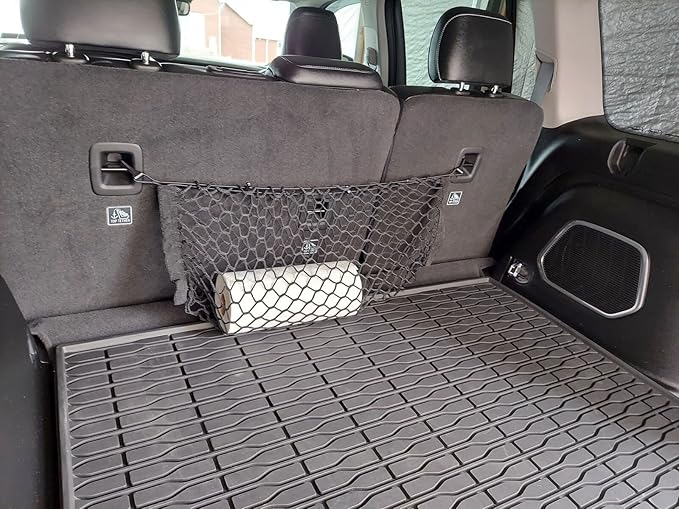 Trunk Rear Seats Organizer Cargo Net for Jeep Grand Cherokee L WL 2021-2025 - Envelope Style Cargo Net for SUV - Premium