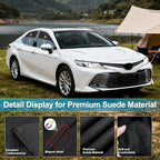 ZATOOTO Car Window Shades Custom Fit for Toyota Camry 2018-2023 4-Pack Car Window Covers with 100% UV Protection and Total Blackout Privacy Heat Insulation for Family Travel Baby and Pet Safety