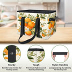 Reusable Grocery Bags Heavy Duty Shopping Bags Foldable Large Tote Bags with Long Handles & Hard Bottom