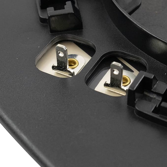 TRQ Passenger Side Mirror Glass Heated with Backing Plate Snap On Compatible with 2012-2017 Volvo S60 2012-2016 S80 2015-2018
