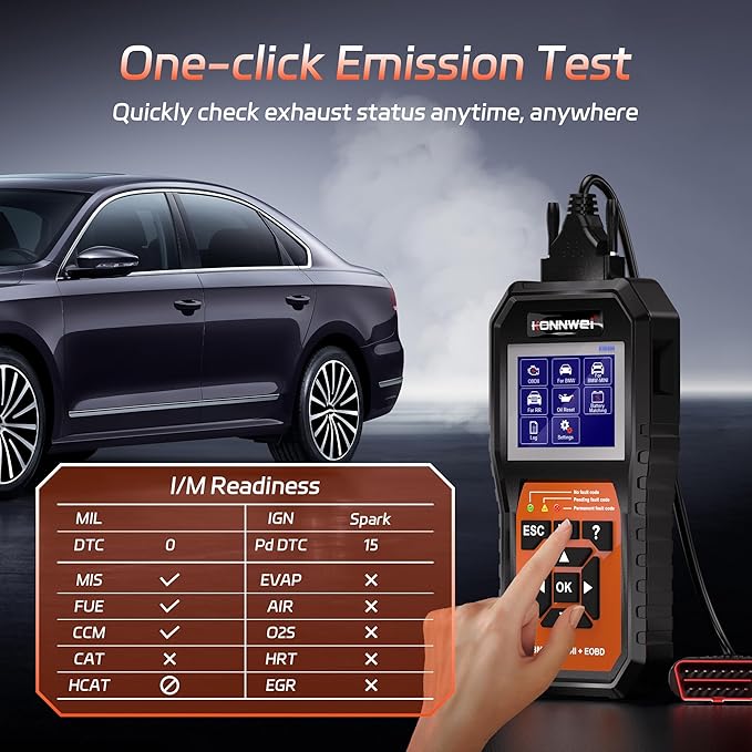KONNWEI OBD2 Scanner Fit for BMW Mini, Battery Registration & Reset Tool for BMW Mini, Car Scanner Diagnostic Tool, Code Reader
