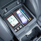 JKCOVER OEM Fit 2024 2025 2026 Tacoma Center Console Organizer Tray Compatible with 2024 2025 2026 Toyota Tacoma(4th Gen) Accessories ABS Plastic Storage Box（Patented Design）