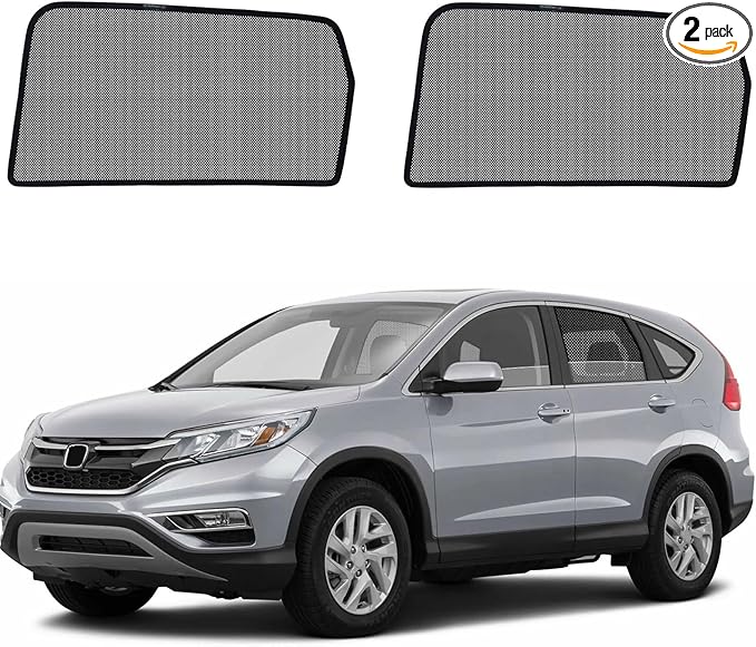 CRV Specific Side Window Sun Shades, 2017-2022 Rear Vehicle Interior Shade for Baby Mesh Covers, Breathable, UV Protection and Heat Insulation (CRV（2017-2022）, Rear Side-2pcs)