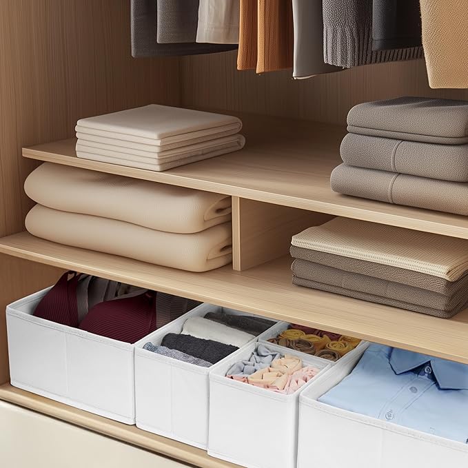 Kootek 16 Pack Drawer Organizer Clothes, Dresser Drawer Organizers for Clothing Fabric Foldable Closet Organizers and Storage