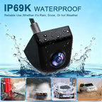 AHD 1080P Metal Backup Camera - IP69K Waterproof 170 Degree Wide Angle, Clear Night Vision Reverse Camera for Car Trucks SUV 