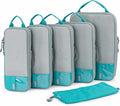 BAGSMART 6 Set /4 Set/2 Set Compression Packing Cubes for Travel, Lightweight Luggage Organizer Bags, Durable Space Saver Bag