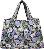 allydrew Large Foldable Tote Nylon Reusable Grocery Bags, 6 Pack