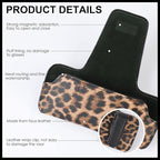 Sunglass Holder for Car Visor, Car Sunglasses Holder Leather, Eyeglasses Holder Glasses Storage Case Visor Accessories