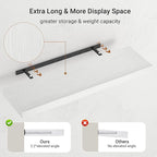 Vivelove Single Floating Shelves 36 Inches, 36 x 10 inch Deep x 1.8 in Thick, Long Floating Shelves for Bedroom, Living Room,