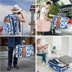 Lumesner Carry on Travel Backpacks, Extra Large 40L Flight Approved for Men & Women,Expandable Suitcase backpack (Camouflage 