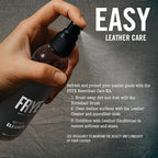 Frye Leather Care Kit – 4 Piece Set with U.S.-Made Leather Cleaner & Conditioner – Brush, Cloth, and Gift Box – Leather Shoe 