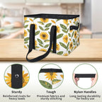 Reusable Grocery Bag, Foldable Large Shopping Tote Bag for Groceries Kitchen Picnic Car Trunk