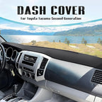 FIILINES Dash Cover for 2005-2015 Toyota Tacoma Pickup, Dashboard Mat Accessories Dash Cover Sunshade Nonslip Mesh Protector 
