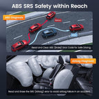 ANCEL AD610 Pro ABS SRS OBD2 Scanner, ABS Bleeding, SAS Calibration, ABS, Airbag, EPB, Oil Reset, Full OBD2 Functions, AutoVIN
