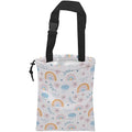 Car Trash Bag Hanging Cloud Rainbow Flower Car Trash Can Waterproof Garbage Bag Hanging for Car Back Seat