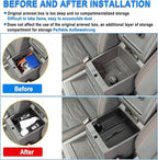SHAOHAO for 2025 2026 Nissan Frontier Center Console Organizer Tray for 2022 2023 2024 2025 2026 Nissan Frontier Accessories Frontier (S, SV, Pro-X, Pro-4X, SL) Center Console Tray with Tissue Holder