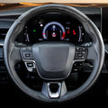 West Llama Carbon Fiber Steering Wheel Covers,3 Piece Car Wheel Cover Universal Fit 99% Cars(Matte Black)