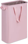 efluky Slim Laundry Basket, Narrow Laundry Hamper with Handles, Collapsible Dirty Clothes Hamper, Tall Laundry Bin for Laundr