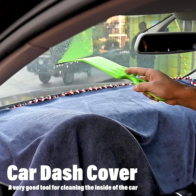 NEWISHTOOL Window Tint Tool Car Dash Cover Mat Carpet Protector, Absorbent Cloth Towel for Dashboard Protecting, Water Absorbing Mat Soak Shield Pad 30 inch x 70 inch