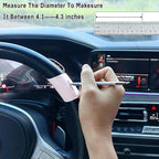 Steering Wheel Tray With Cup & Pen Holder for Eating, Makeup, Working, Writing - Car Desk Suitable for Cars, SUVs, Pickup Trucks and RVs