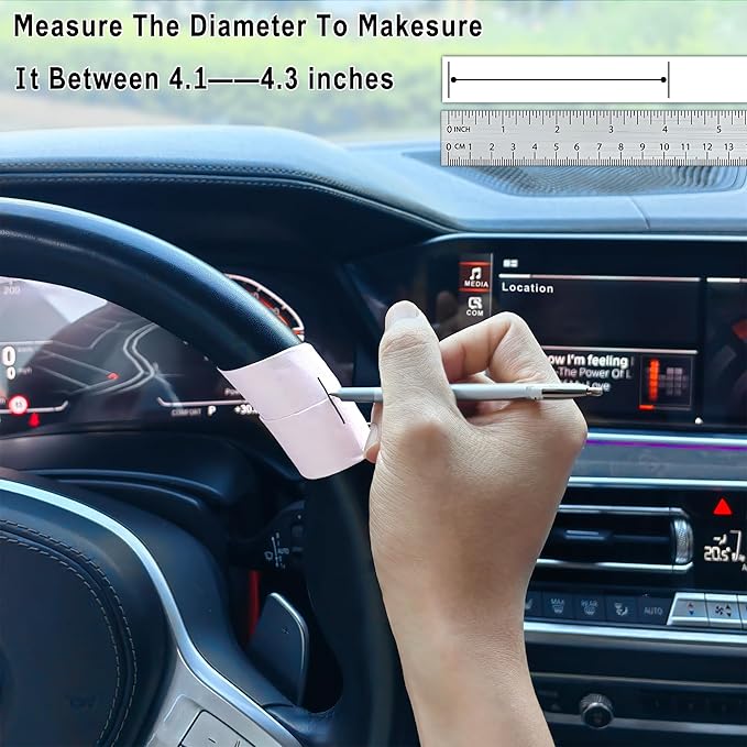Steering Wheel Tray With Cup & Pen Holder for Eating, Makeup, Working, Writing - Car Desk Suitable for Cars, SUVs, Pickup Trucks and RVs