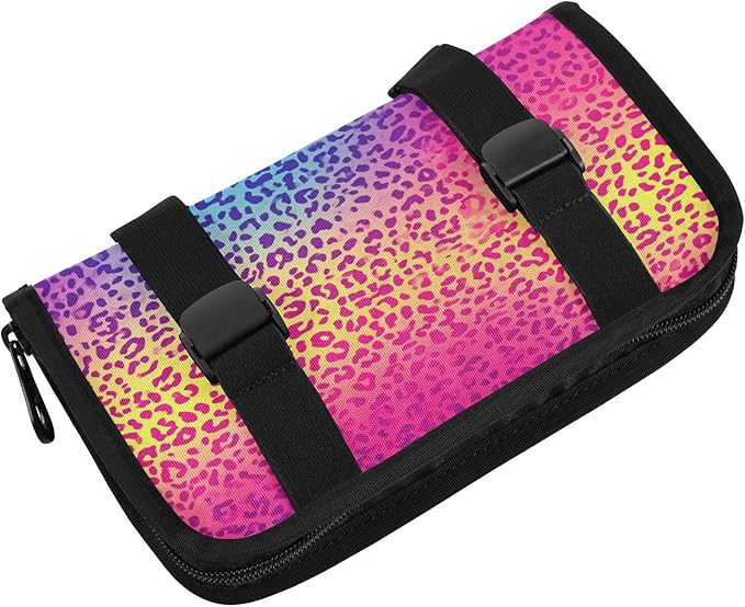 Car Tissue Holder Car Visor Organizer Tissue Box Holder for Car Sun Visor Organizer with Car Vehicle Accessories Essentials Interior for Women Men Multicolored Gradient Leopard Print