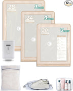 BAGSMART Vacuum Storage Bags with Portable Pump, Travel Space Saver Bags for Clothes, Heavy Duty Compression Bags for Storage