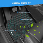 Nilight TPE Floor Mats & Cargo Mats Set for Tesla Model Y (5 Seat only) 2021 2022 2023 2024 2025 All Weather Custom Fit Heavy Duty Floor Liners