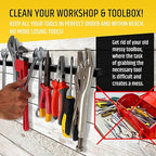 24" Heavy-Duty Magnetic Tool Holder (Upgraded Version) - Extremely Powerful Magnetic Pull Force to Hold Heavy Tools - Profess
