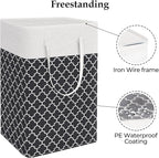 StorageRight Laundry Basket Hamper Large Collapsible Laundry Hamper with Easy Carry Handles，Freestanding Clothes Hampers for 