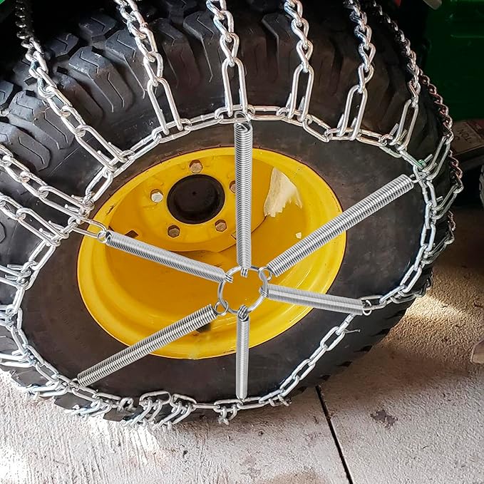 1Pair Tire Chain Tensioners, Snow Tire Chain Tighteners,Garden Tractor Tire Chain Tighteners for Riders, Snow blower
