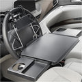 Paffenery Large Car Steering Wheel Tray Back Seat Headrest Tray with Phone Holder, Steering Wheel Desk Food Table for Car Laptop Mount Steering Wheel for Large Trucks
