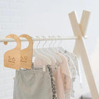 Modern Baby Closet Dividers - Wooden Closet Dividers Baby,Clothes Dividers for Nursery Closet,Newborn to 24 Months for Home N
