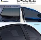 4-Pack Car Window Shades with Insect Screen, UV Blocking & Breathable Mesh, Universal Fit for 96% Cars, for Baby Kids Travel Camping, Heat Insulation & Privacy Protection