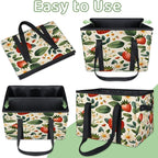 Reusable Grocery Bag, Foldable Large Shopping Tote Bag for Groceries Kitchen Picnic Car Trunk