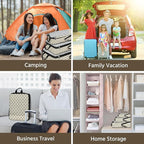 7 Pcs Compression Packing Cubes for Travel, Waterproof Suitcase Luggage Backpack Organizer with Toiletry Bag Travel Essential