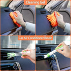 THINKWORK Car Cleaning Kit, Car Washing Kits for Vehicles, Car Detailing Kit Suitable for Small and Medium Vehicles Such As C