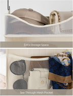 StorageWorks Hanging Closet Organizer, 3-Shelf Hanging Closet Shelves with Top Shelf, 15 ¾"W x 12" D x 31" H, Extra-Large Spa
