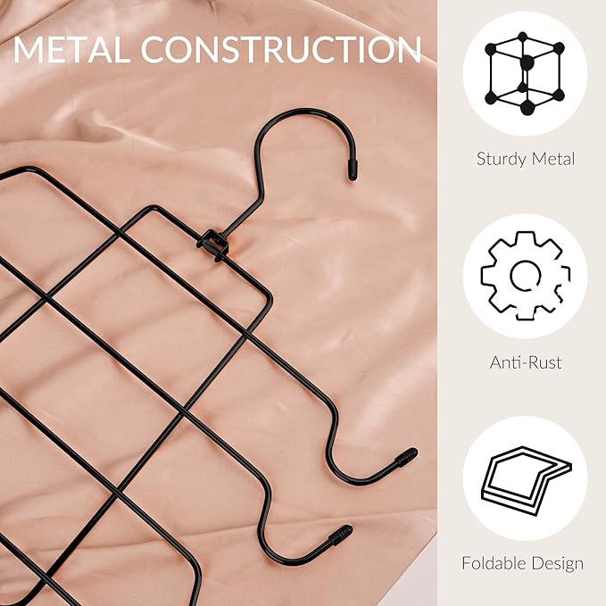 ZEDODIER 3 Pack Tank Top Hanger Space Saving, Bra Hangers for Closet Organizer, Hanging Bra Organizer Tank Tops Holder with 2