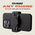 FREAKMOUNT 2.0 Magnetic Motorcycle Phone Mount - Compatible with Harley Davidson - Premium Billet Aluminum Holder for Gas Tank, High-Speed Magnet Accessories - Fits Most Phones, Black