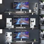 VIVO Steel Clamp-on Desk Pegboard, 24 x 20 inch Privacy Panel, Magnetic Peg Board, Office Accessory Organizer, Above or Under