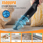 Handheld Vacuum Cordless,Dust Busters Cordless with Storage Dock,15KPA High Power Portable Vacuum Vordless,USB Quick Charge,M