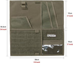 EXCELLENT ELITE SPANKER Tactical Visor Panel Organizer for Pickup F150 Large Molle Vehicle Sun Visor Holder Car Sunshade Storage Pouch
