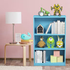 Furinno JAYA Book Shelf, 3-Tier Bookshelf, Bookcase with Adjustable Shelves, 9.5 x 24.5 x 40.3, for Organization and Storage,