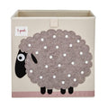 3 Sprouts Toy Storage Organizer: Toy Box Cube Organizer for Playroom, Nursery - Foldable Storage Bin - Sheep