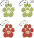 One Fur All Pet House Car Air Freshener - Fresh Citrus/Ruby Red Grapefruit Pack of 4 - Non-toxic Car Air Freshener - Pet-Frie